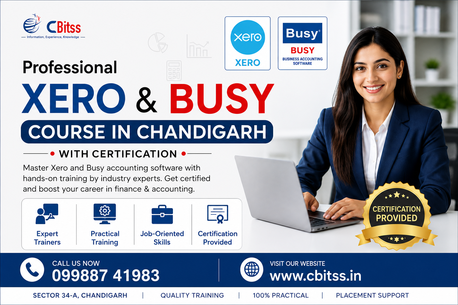 Advanced Xero & Busy Training in Chandigarh | Job-Oriented Course